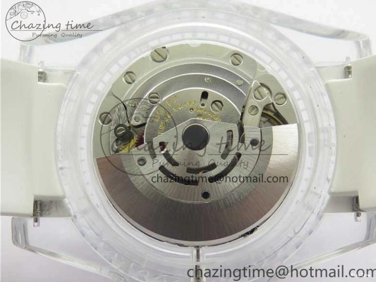 MiroTime 0116 Submariner Phantomlab Transparent KZF Best Edition Black Dial on White Rubber Strap VR StreetReady 2567